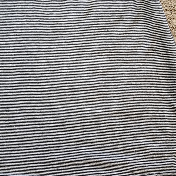 Black/Grey Striped Maxi Skirt, Women's XS - Picture 4 of 6